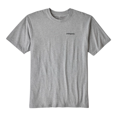 T-Shirt Patagonia Men's Line Logo Badge Responsibili-Tee Drifter Grey Herren