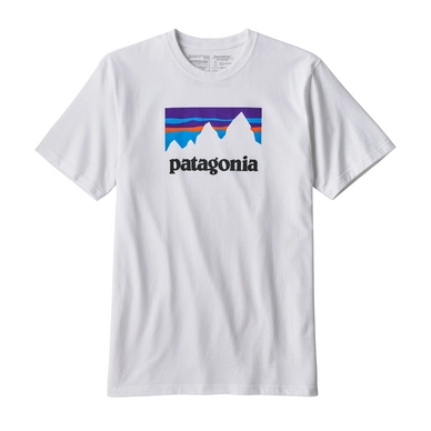 T-Shirt Patagonia Men's Shop Sticker Responsibili-Tee White