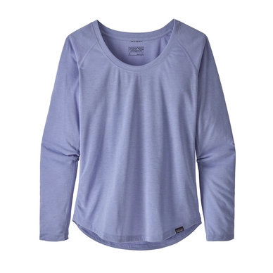 T-Shirt Patagonia Women's L/S Capilene Cool Trail Shirt Light Violet Blue