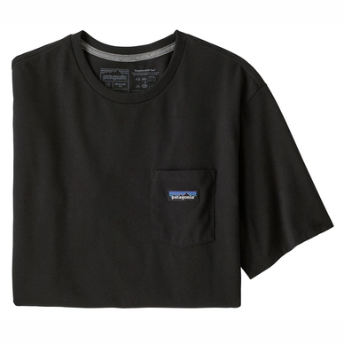 T-Shirt Patagonia Men P6 Label Pocket Responsibili Tee Black
