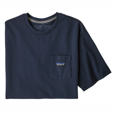 T-Shirt Patagonia Men P6 Label Pocket Responsibili Tee New Navy