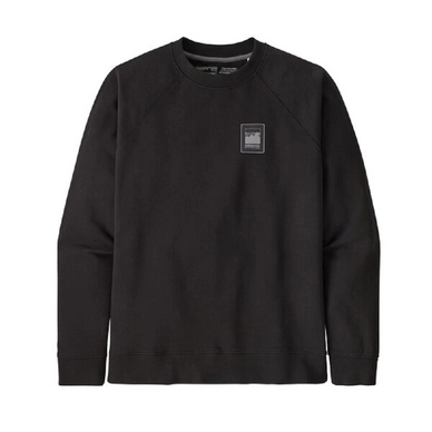 Pull Patagonia Men Alpine Icon Regenerative Organic Certified Cotton Crew S Black