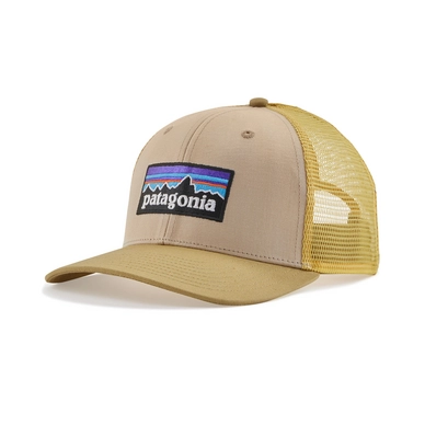 Cap Patagonia Unisex P-6 Logo Trucker Hat Oar Tan