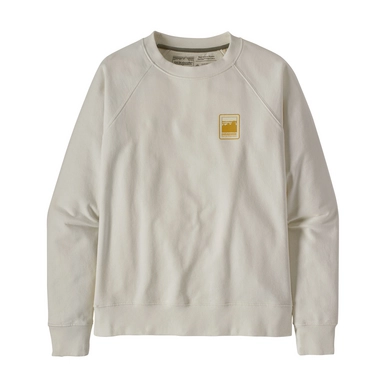 Jumper Patagonia Women's Alpine Icon Regenerative Organic Certified Cotton Crew S Birch White