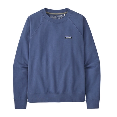 Trui Patagonia Women P-6 Label Organic Crew Sweatshirt Current Blue