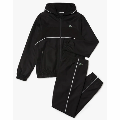 Trainingspak Lacoste Men WH9680 Sport Black Black-White-Black