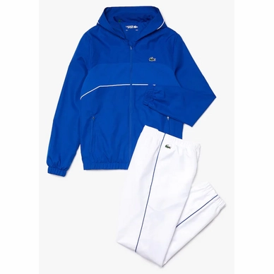 Trainingspak Lacoste Men WH9680 Sport Lazuli White-White-Black