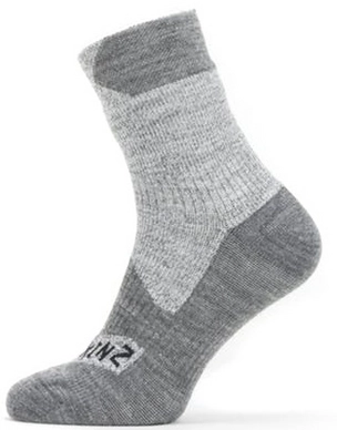 Sok Sealskinz Unisex Waterproof All Weather Ankle Length Grey Grey Marl
