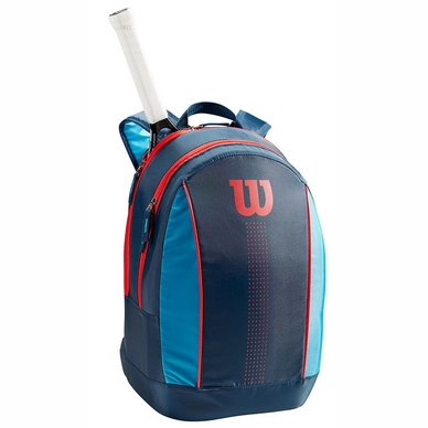 Tennisrugzak Wilson Junior Backpack Navy Blue Infrared