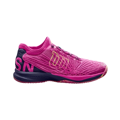 Tennisschoen Wilson Women Kaos 2.0 Soft Very Berry Evening Blue Sunny Lime