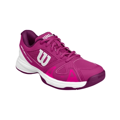 Tennis Shoes Wilson Junior Rush Pro Jr 2.5 Very Berry White Dark Purple