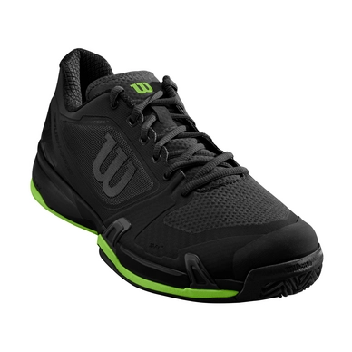 Chaussures de Tennis Wilson Men Rush Pro 2.5 Clay Black Black Jasmine Green