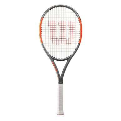 Tennis Racket Wilson Burn Team 100 Lite Orange Grey (Strung)