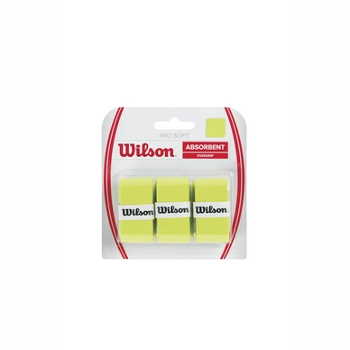 Overgrip Wilson Pro Soft Overgrip Lime (3-delig)