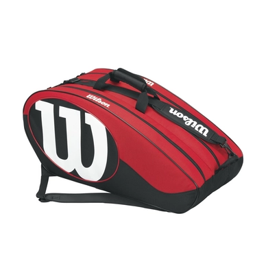 Tennis Bag Wilson Match II 12 Black Red