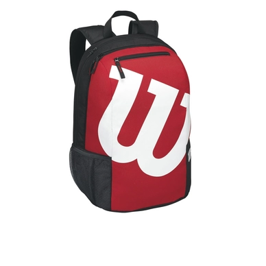 Tennistasche Wilson Match II Backpack Schwarz Rot