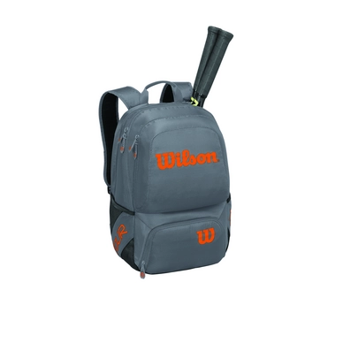 Tennisrugzak Wilson Tour V Backpack Medium Grey Orange