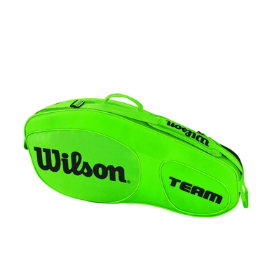 Tennistasche Wilson Team III 3 Pack Green Black