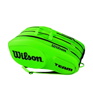 Tennistasche Wilson Team III 12 Pack Green Black