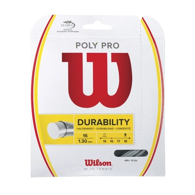 String Wilson Poly Pro 16 Set Silver