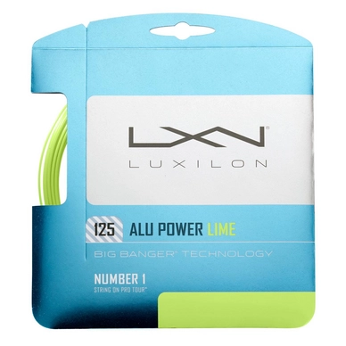 Tennissnaar Luxilon Alu Power Lime 1,25mm/12m