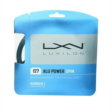Tennissaite Luxilon Alu Power Spin String Silber 1.27mm/12m