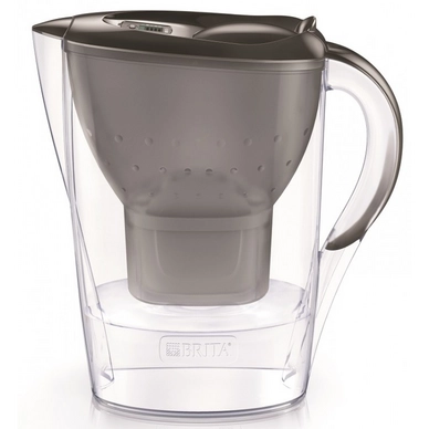 BRITA Carafe Filtrante Marella 2,4L Gris + 1 Cartouches MAXTRA PRO All-in-One - Emballage Durable