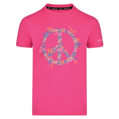 T-Shirt Dare2B Kids Frenzy Tee Cyber Pink