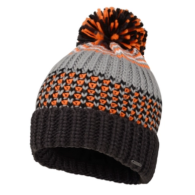 Muts Dare2B Mens Havoc Beanie Cloudy Grey Clementine Orange