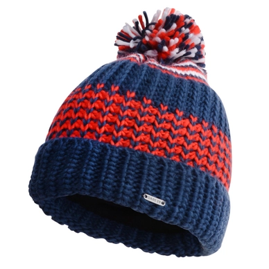 Beanie Dare2B Mens Havoc Admiral Blue Fiery Red