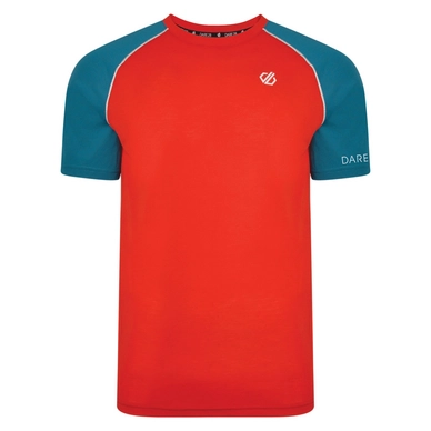 T-Shirt Dare2B Men Institute Wool T Fiery Red Ocean