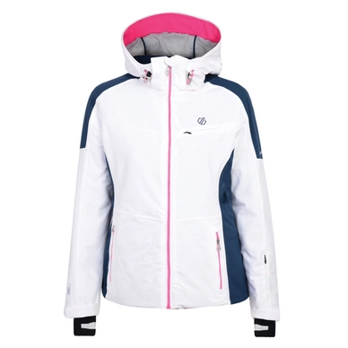 Ski Jacket Dare2B Women Inventor White Blue Wing