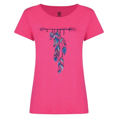 T-Shirt Dare2B Women Aim Higher Tee Cyber Pink