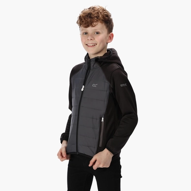 Jacket Regatta Kids Kielder IV Hybrid Black Magnet