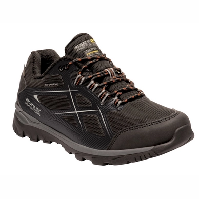 Walking Shoes Men Regatta Kota Thermo Low II Black Burnt Salmon