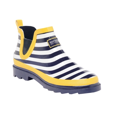 Regenlaars Women Regatta Harper Welly Navy Lemon Tea