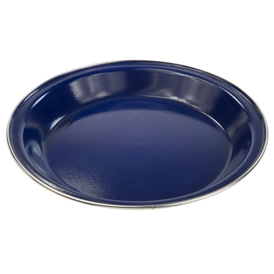 Assiette Regatta Enamel Plate Blue