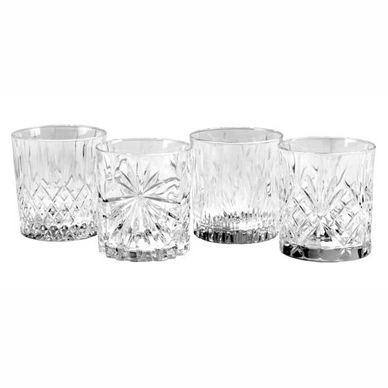 Wilmax England Whiskyglas, Whisky-Kristallbecher Set, 6 Stück