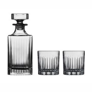 Whiskyset Lyngby Glas Krystal Mayfair Clear 0,75 L (3-delig)