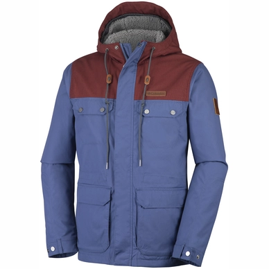 Winter Jacket Columbia Colburn Crest Jacket Men's Night Tide Deep Rust