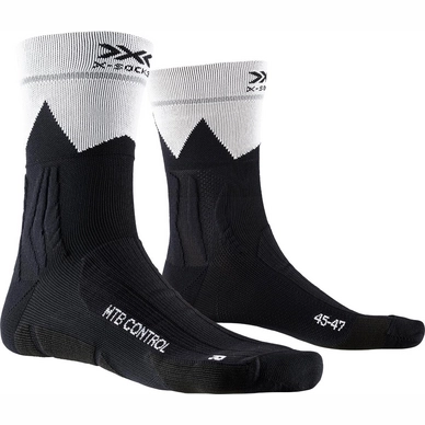 Fahrradsocken X-Socks MTB Control Schwarz Grau