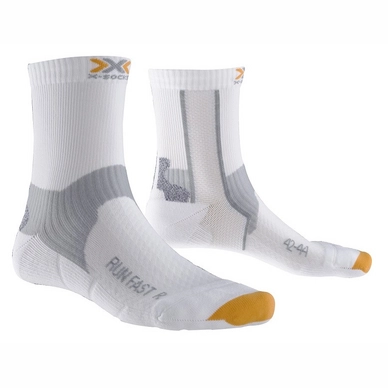 Hardloopsokken X-Socks Run Fast White