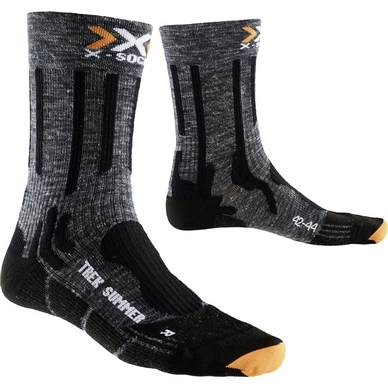 Walking Socks X-Socks Trekking Summer Grey/Black