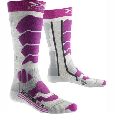 Skisok X-Socks Control 2.0 Light Grey/Melange