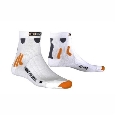 Fahrradsocken X-Socks Mountain Biking Short Weiß