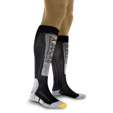 Chaussette de Ski X-Socks Ski Adrenaline Black Antracite