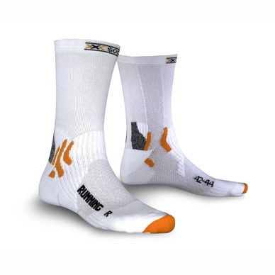 Hardloopsokken X-Socks Running Mid Calf White