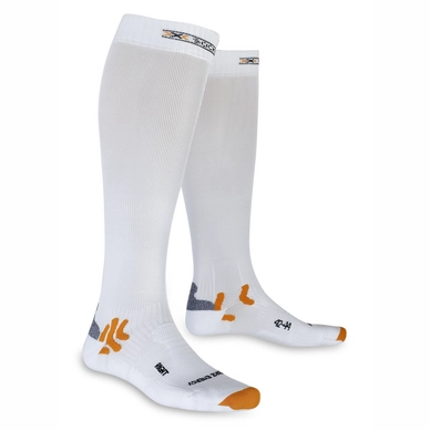 Chaussettes de compression X-Socks Bike Energizer White