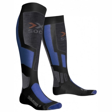 Chaussette Snowboard X-Socks Anthracite/Azure