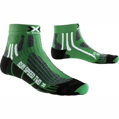 Hardloopsokken X-Socks Speed Two Green/Black